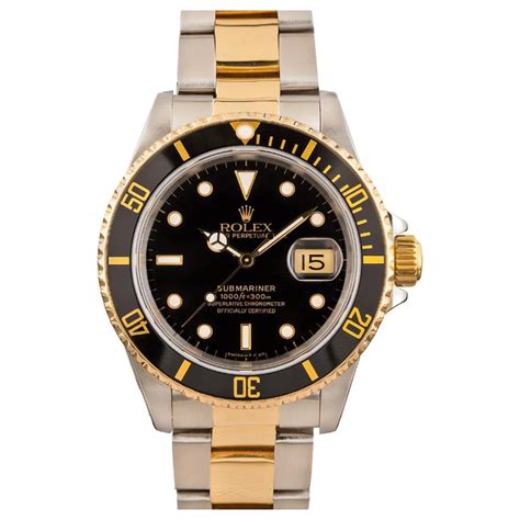 used rolex submariner steel and gold|Rolex 16613 vs 16613t.